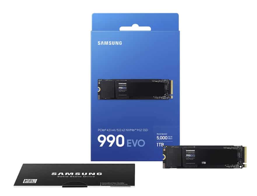 سامسونج تطلق قرص SSD 990 EVO بسرعة قراءة مذهلة