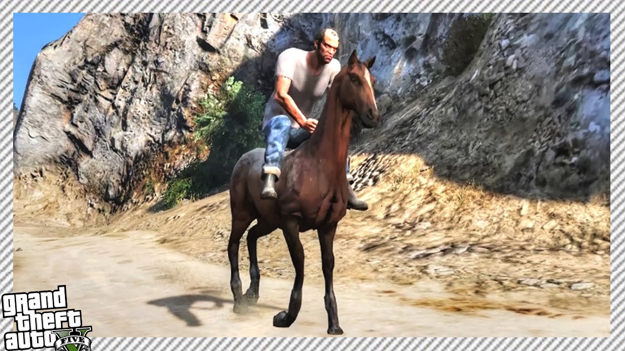 HOW TO GET A HORSE IN GRAND THEFT AUTO 5!! - YouTube