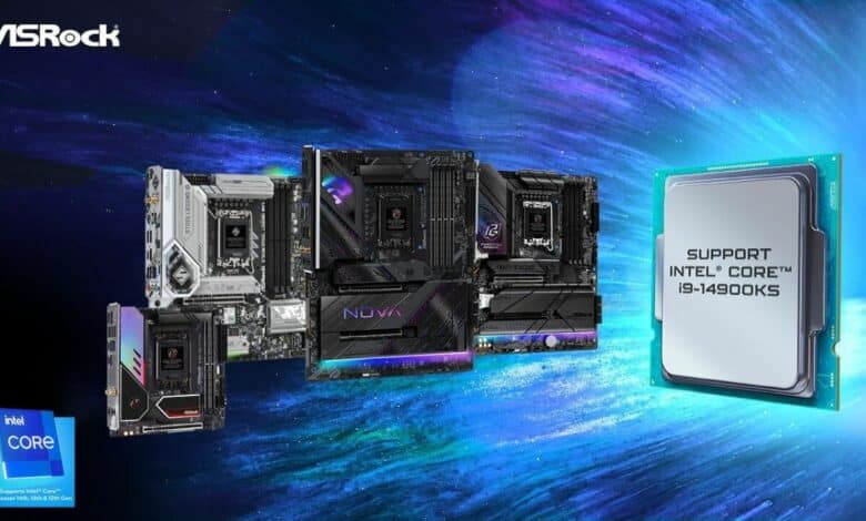 ASRock تعلن ترقية إصدار البيوس للوحات الأم لدعم معالج i9-14900KS