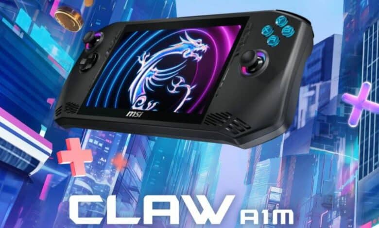 MSI تطرح جهاز الألعاب المحمول Claw A1M للبيع في بعض المتاجر