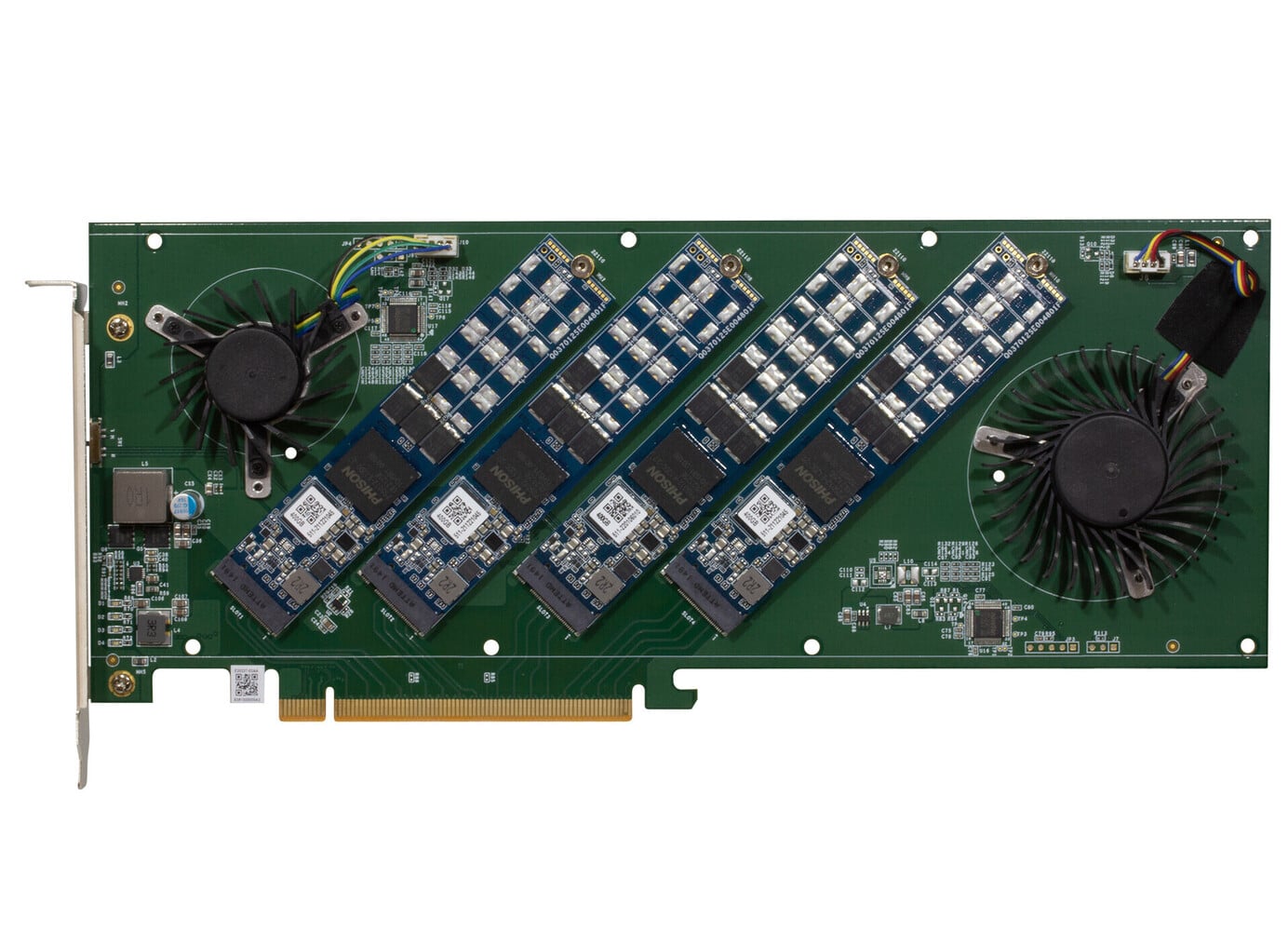 Sparkle تقدم بطاقة التخزين PCIe Gen 4 Quad M.2 Riser