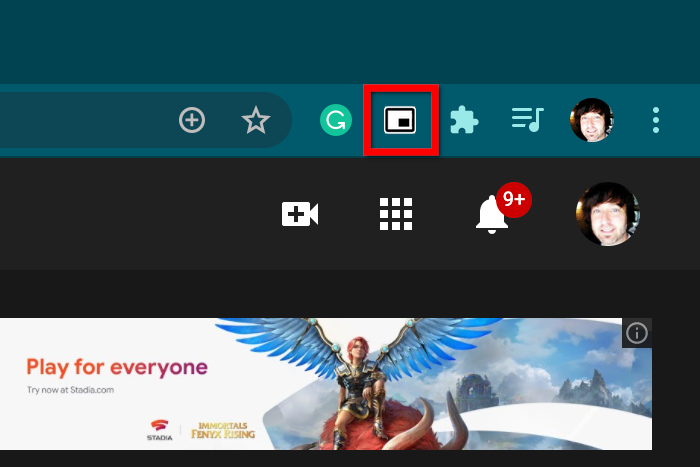 ملحق كروم PIP