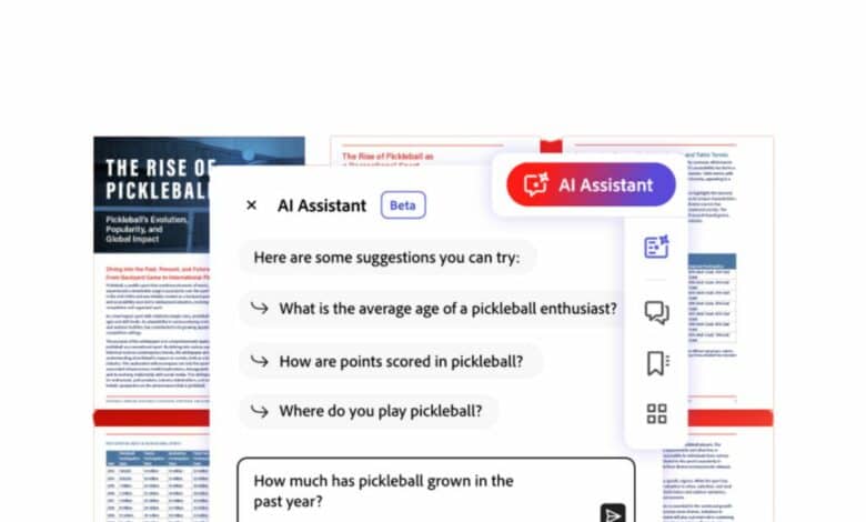 أدوبي تطلق مساعد الذكاء الاصطناعي Acrobat AI