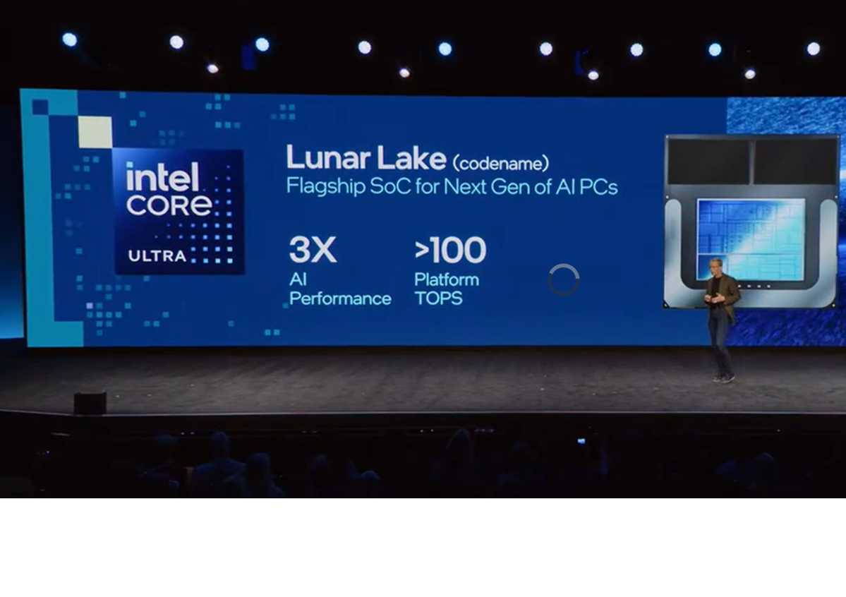 كمبيوتر Intel Lunar Lake TOPS AI