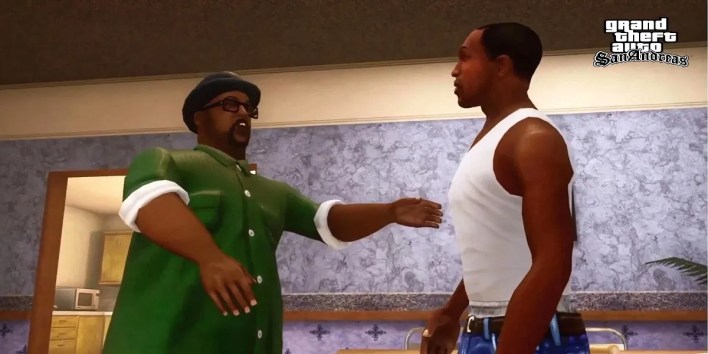 Big Smoke and CJ from GTA San Andreas