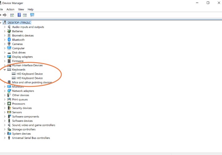 كيفية تعطيل لوحة مفاتيح الكمبيوتر المحمول على لوحات مفاتيح Windows 10 في مدير الأجهزة