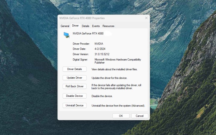 إلغاء تثبيت برامج تشغيل GPU في نظام التشغيل Windows 11.