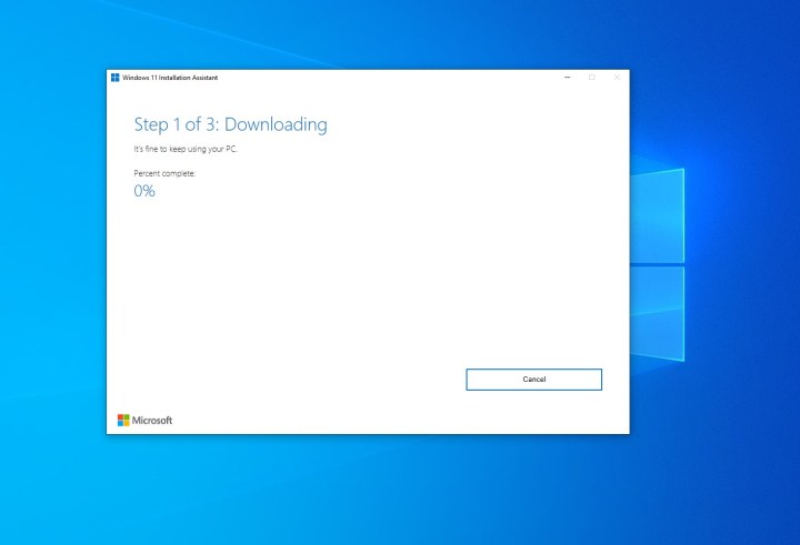 الخطوة الأولى لتثبيت نظام التشغيل Windows 11.