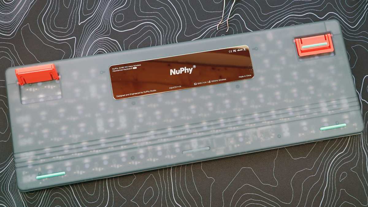 Nuphy Air96 V2 لوحة المفاتيح السفلية