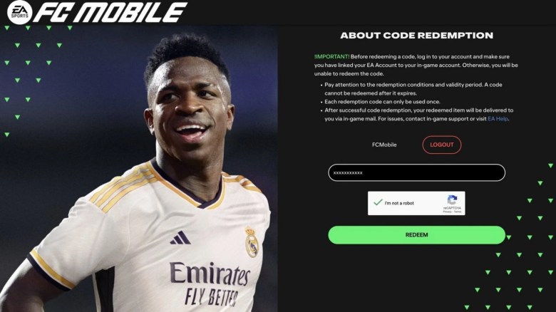 A new FC Mobile Redeem Code is now available (Image via EA Sports)