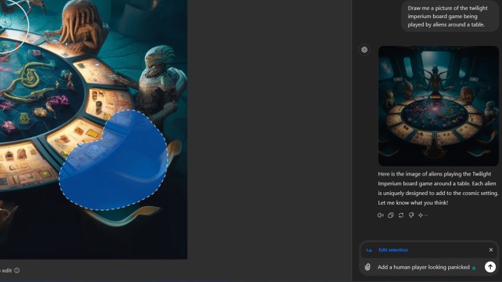 تحرير الصور باستخدام ChatGPT.