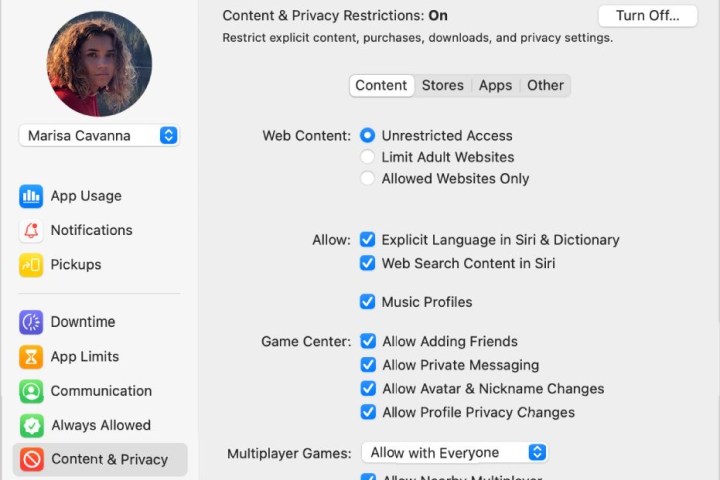 حجب المواقع على نظام التشغيل macOS.