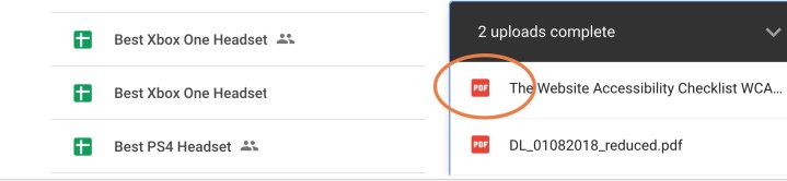 خيار تحديد اسم ملف Drive في Google Drive.