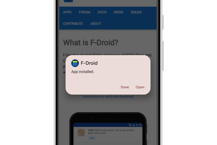 يعرض متصفح Android 14 Chrome مطالبة بفتح تطبيق مثبت حديثًا.