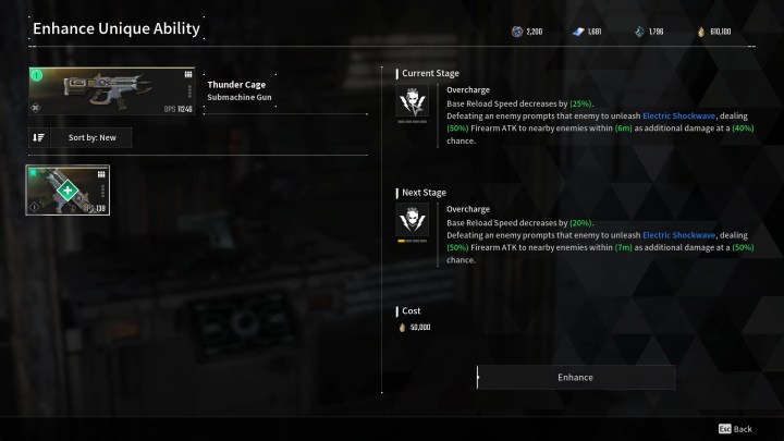 قائمة الترقية في The First Descendant.