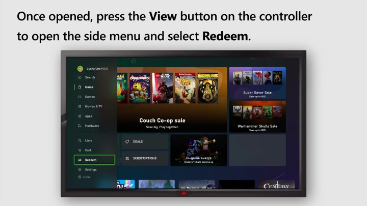 صفحة متجر Xbox Series X/S.