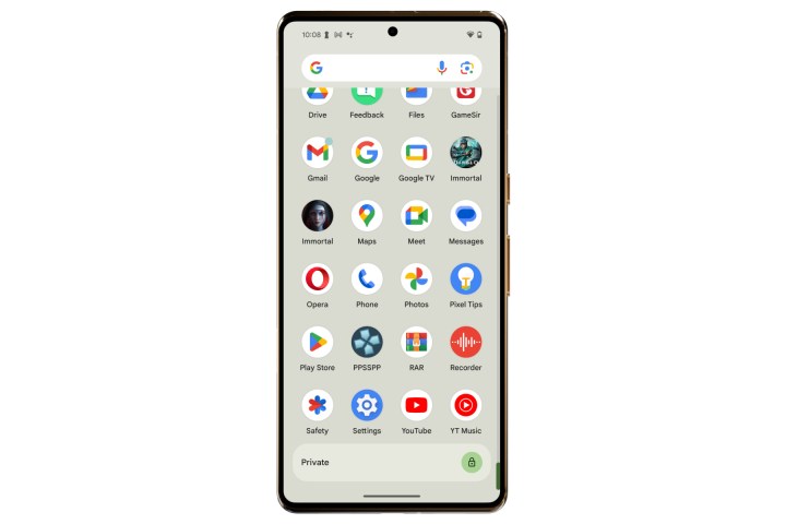 مساحة خاصة في معرض التطبيق.