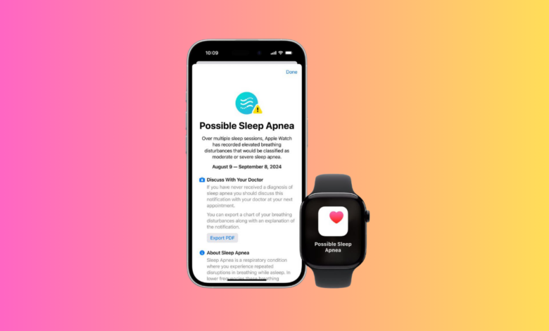كيف تعمل مزية اكتشاف توقف التنفس في أثناء النوم الجديدة في ساعة آبل الذكية؟