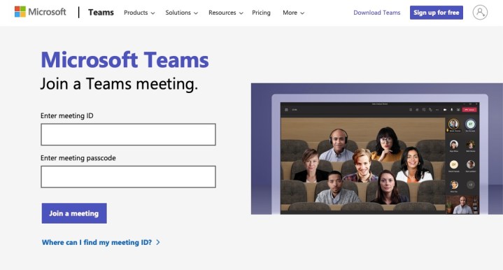 لقطة شاشة لـ Microsoft Teams.