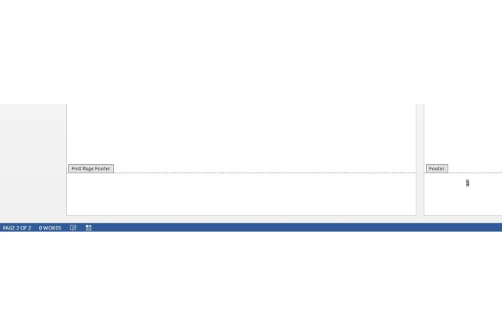 رقم الصفحة ابتداءً من الصفحة 2 في Microsoft Word.
