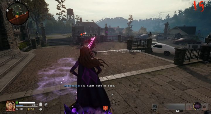 Atherella تطلق أشعة الليزر في Black Ops 6.
