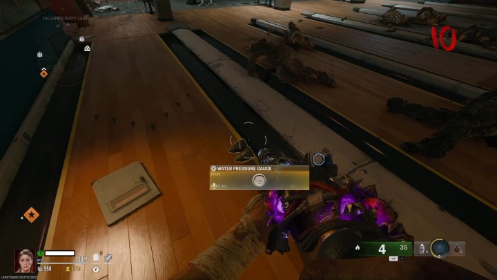 صمام الضغط في صالة البولينغ في Black Ops 6.