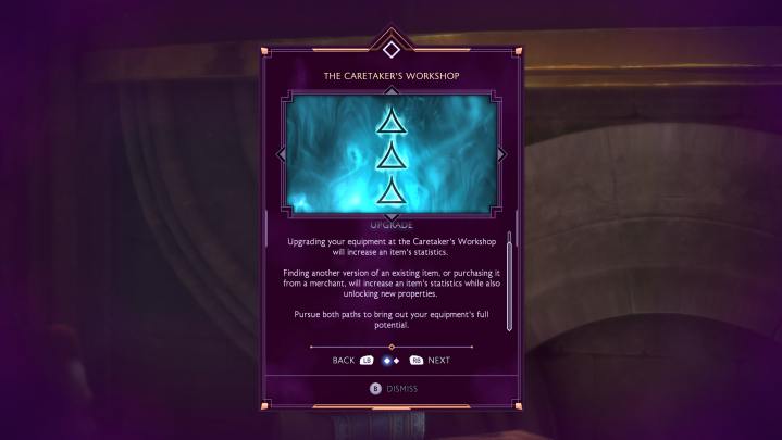 موجه تعليمي في Dragon Age: The Veilguard.