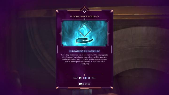 موجه تعليمي في Dragon Age: The Veilguard.