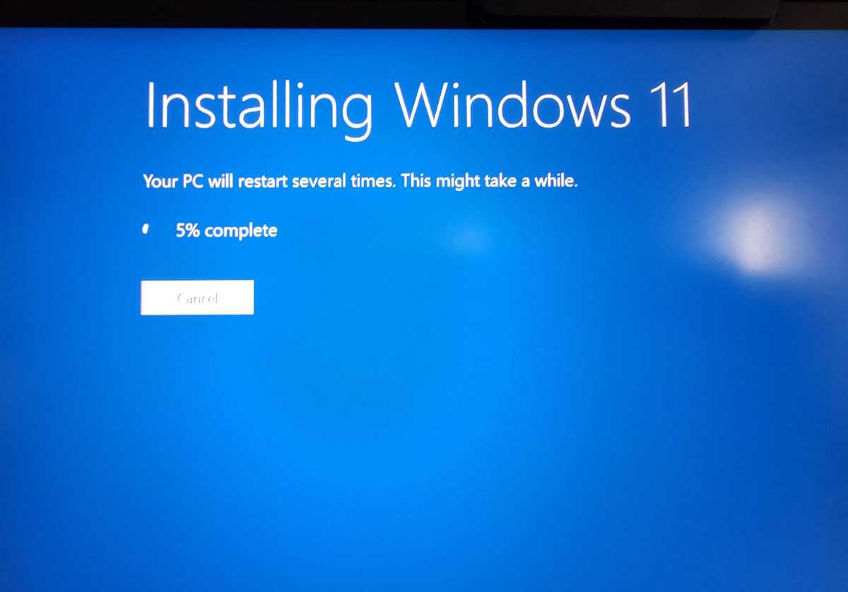 شاشة تحديث Windows 11 2024