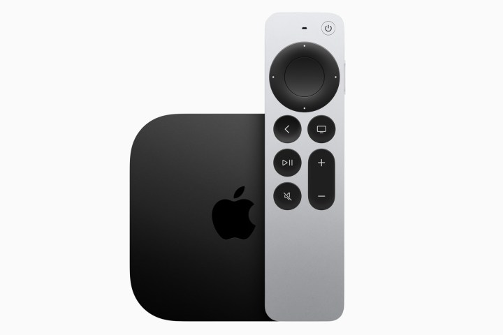 جهاز Apple TV 4K الجديد الجيل الثالث مع جهاز التحكم عن بعد Siri.
