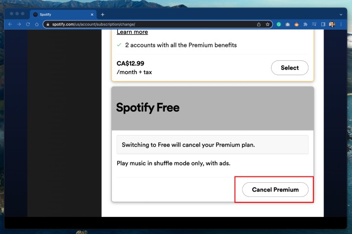 كيفية إلغاء Spotify Premium – Spotify Free.