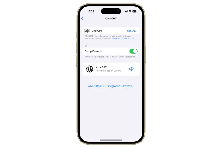 تمكين تكامل ChatGPT Siri الخطوة 3.