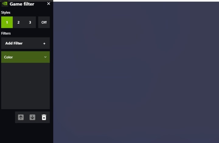 إعدادات نفيديا شادوبلاي.