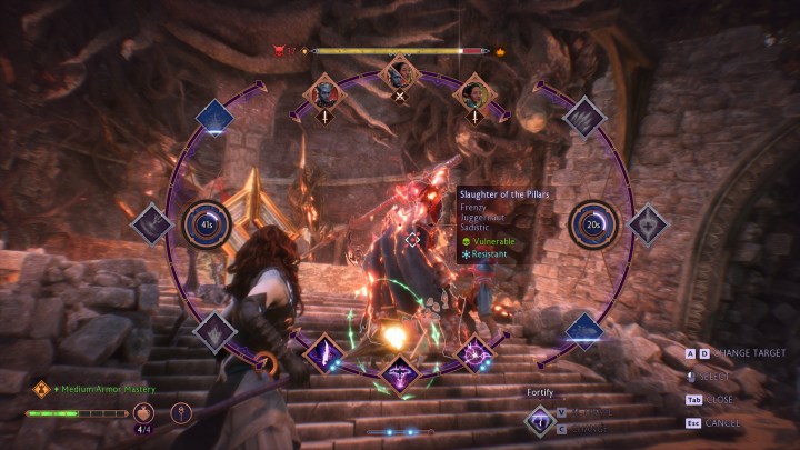 ذبح زعيم الأعمدة في Dragon Age: The Veilguard.