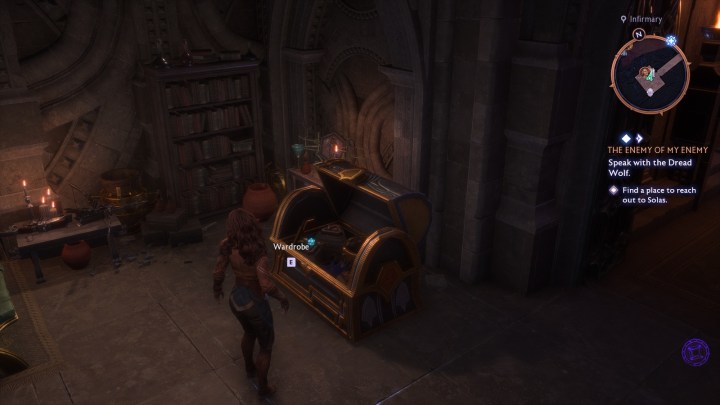 خزانة الملابس في Dragon Age The Veilguard.