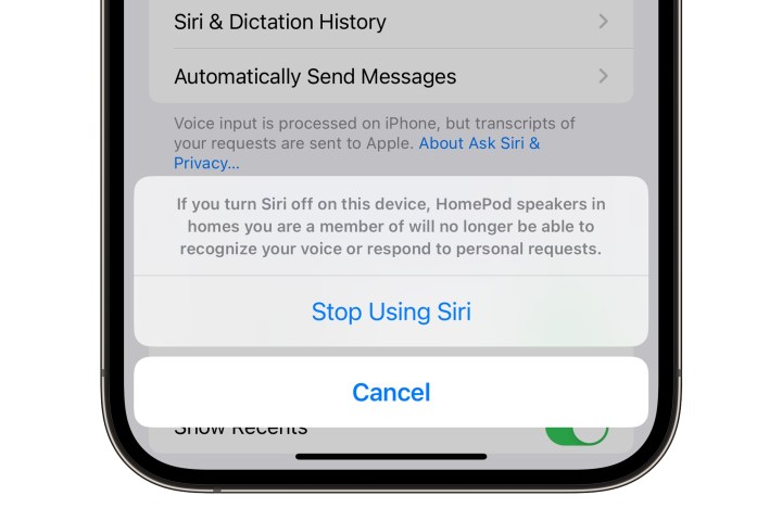 توقف iPhone عن استخدام تأكيد Siri لمستخدمي HomePod.