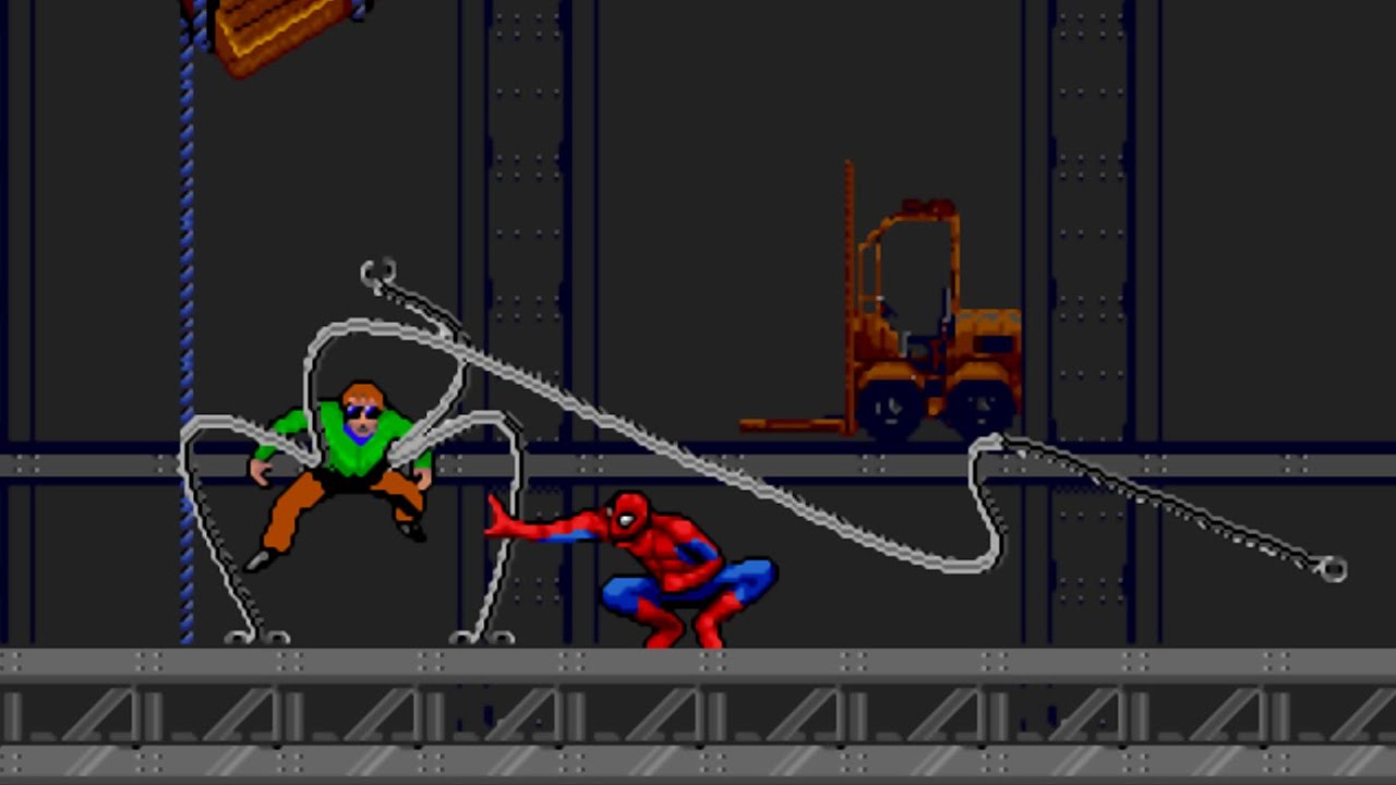 Sega CD Gameplay: The Amazing Spider-Man vs. The Kingpin