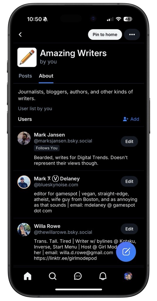 تم إنشاء الخلاصة بواسطة Cristina Alexander على تطبيق Bluesky.