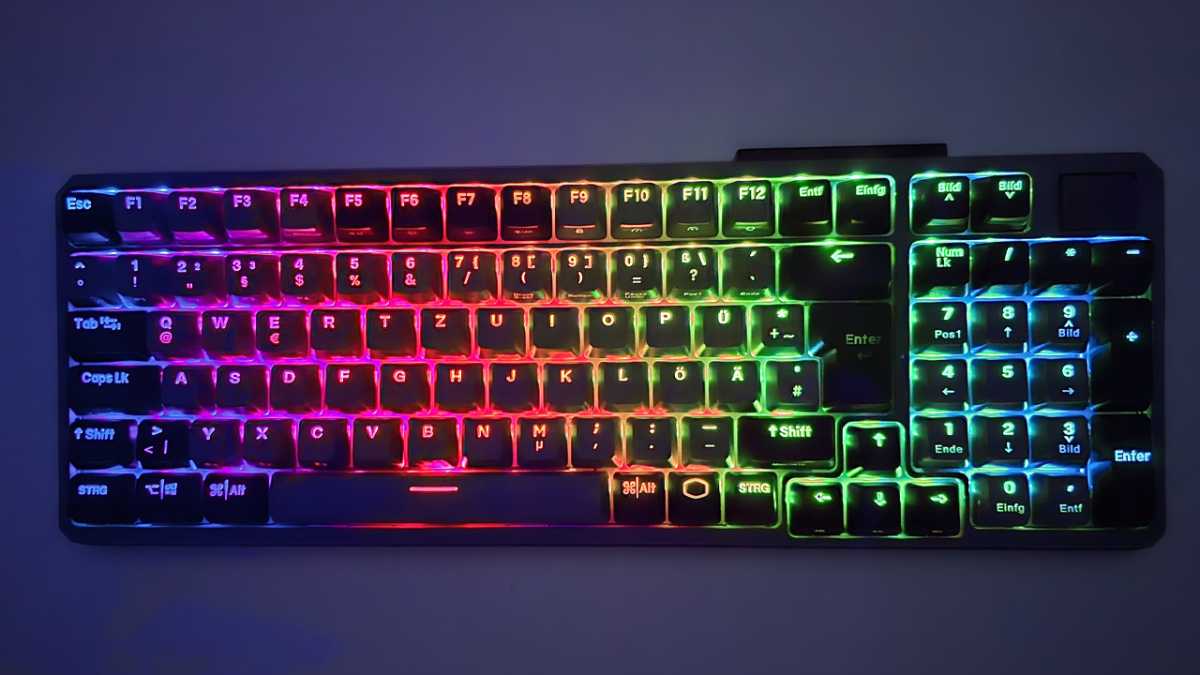 RGB-Belechtung der Cooler Master MK770