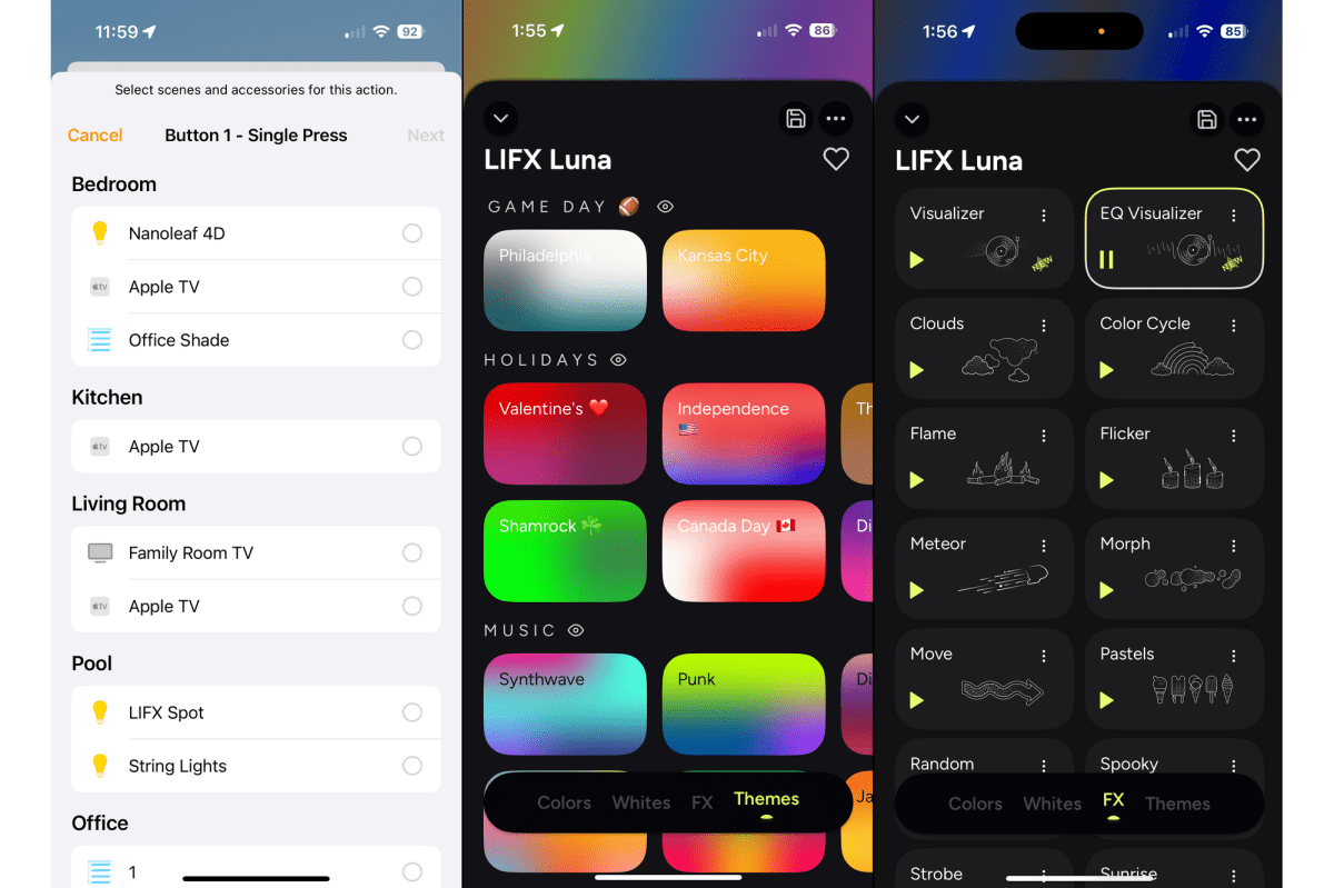 LIFX LUNA LAMP APP لقطات شاشة