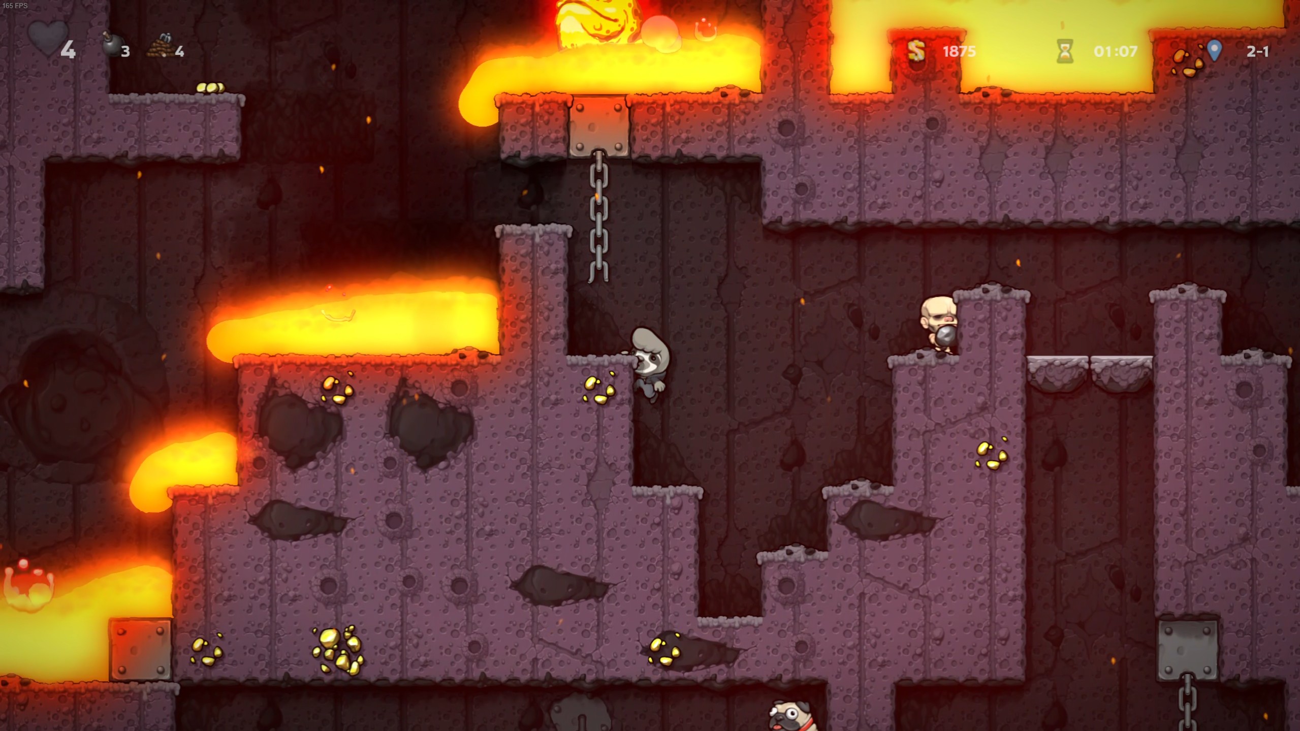 لقطة شاشة من spelunky 2.