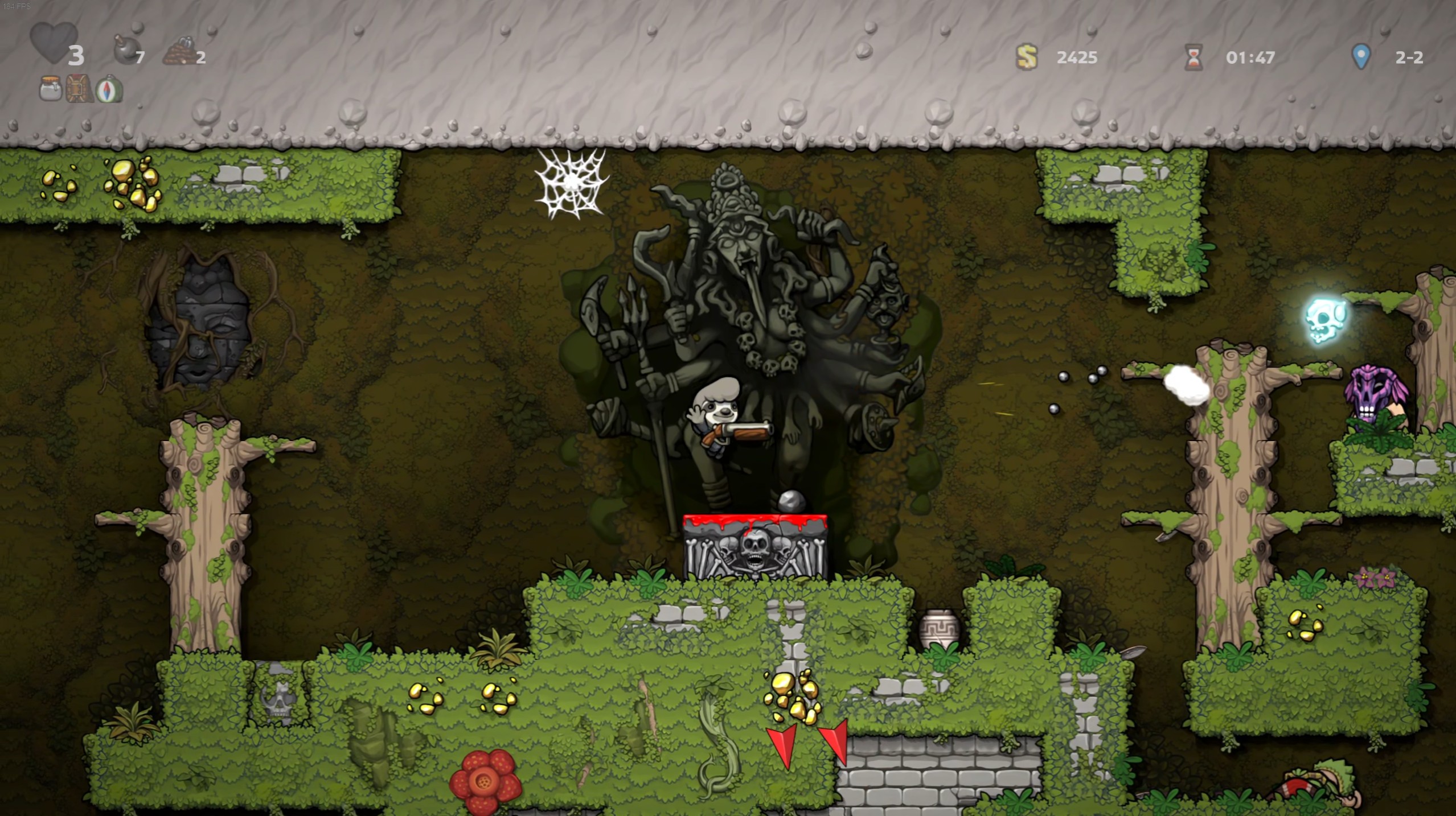 لقطة شاشة من spelunky 2.