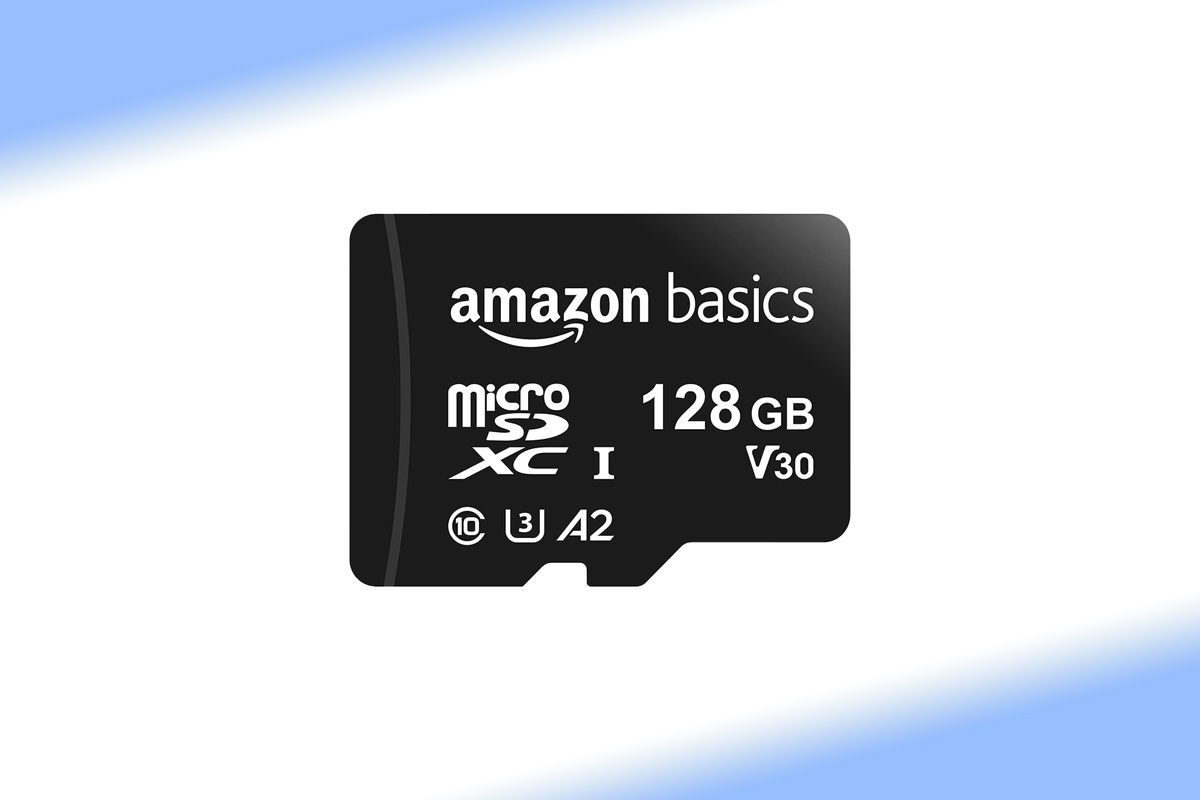 Amazon Basics MicroSDXC-Speicherkarte ، 128 GB ، MIT SD-ADAPTER ، A2 ، U3 ، 100 MB/S MAX. Lesegeschwindigkeit ، Schwarz Amazon Angebot