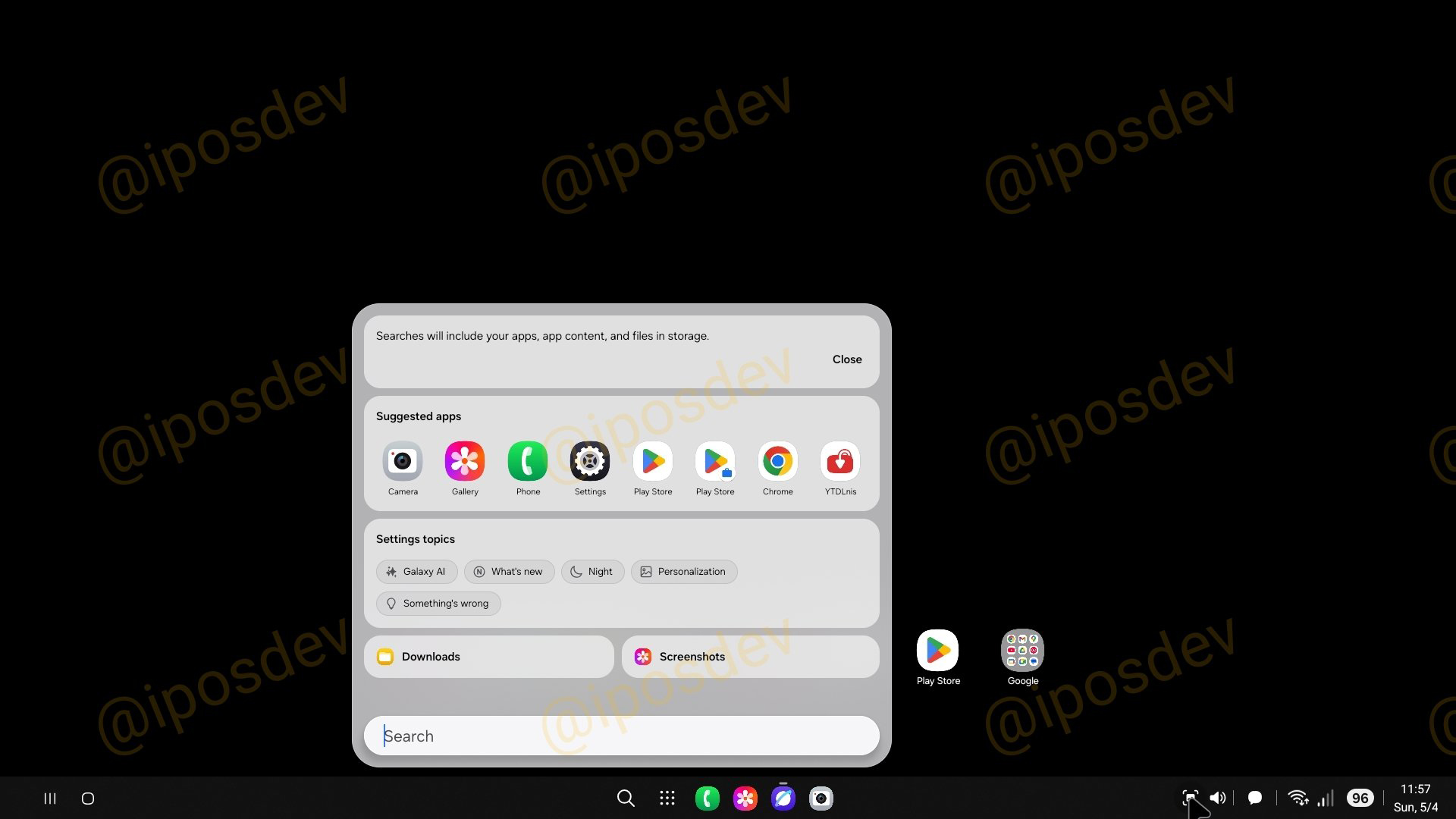 Samsung Dex في تسرب واحد UI8