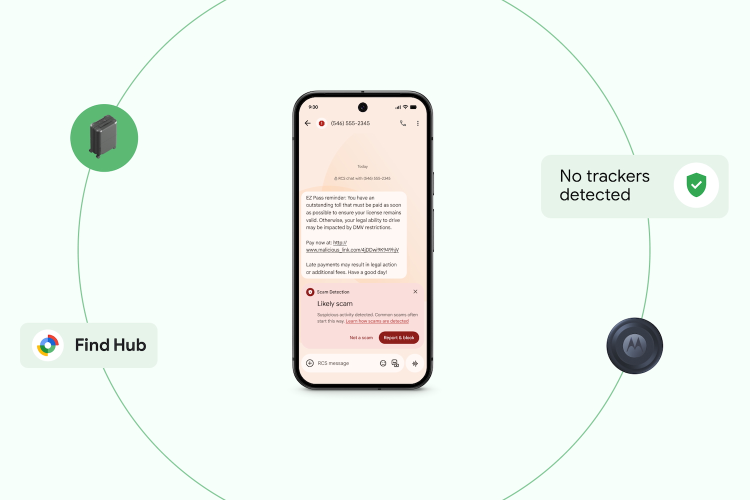 صورة ترويجية توضح ميزات أمان Android 16 من Google.
