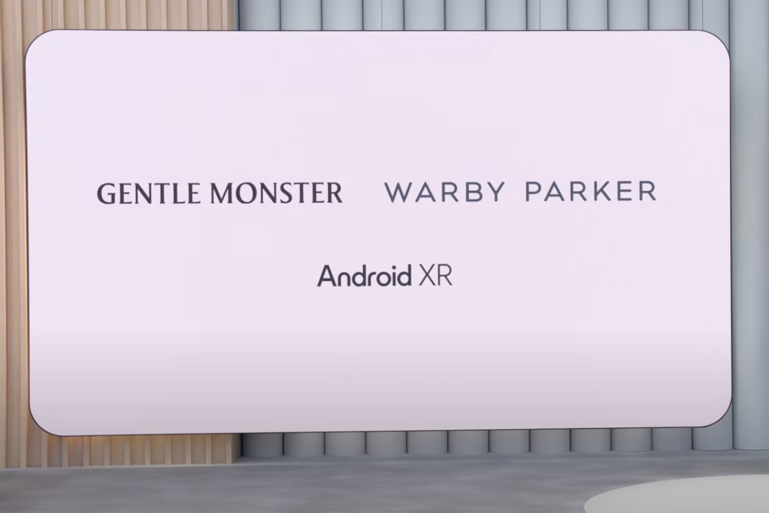 صورة ثابتة مأخوذة من الكلمة الرئيسية لـ Google I/O 2025.