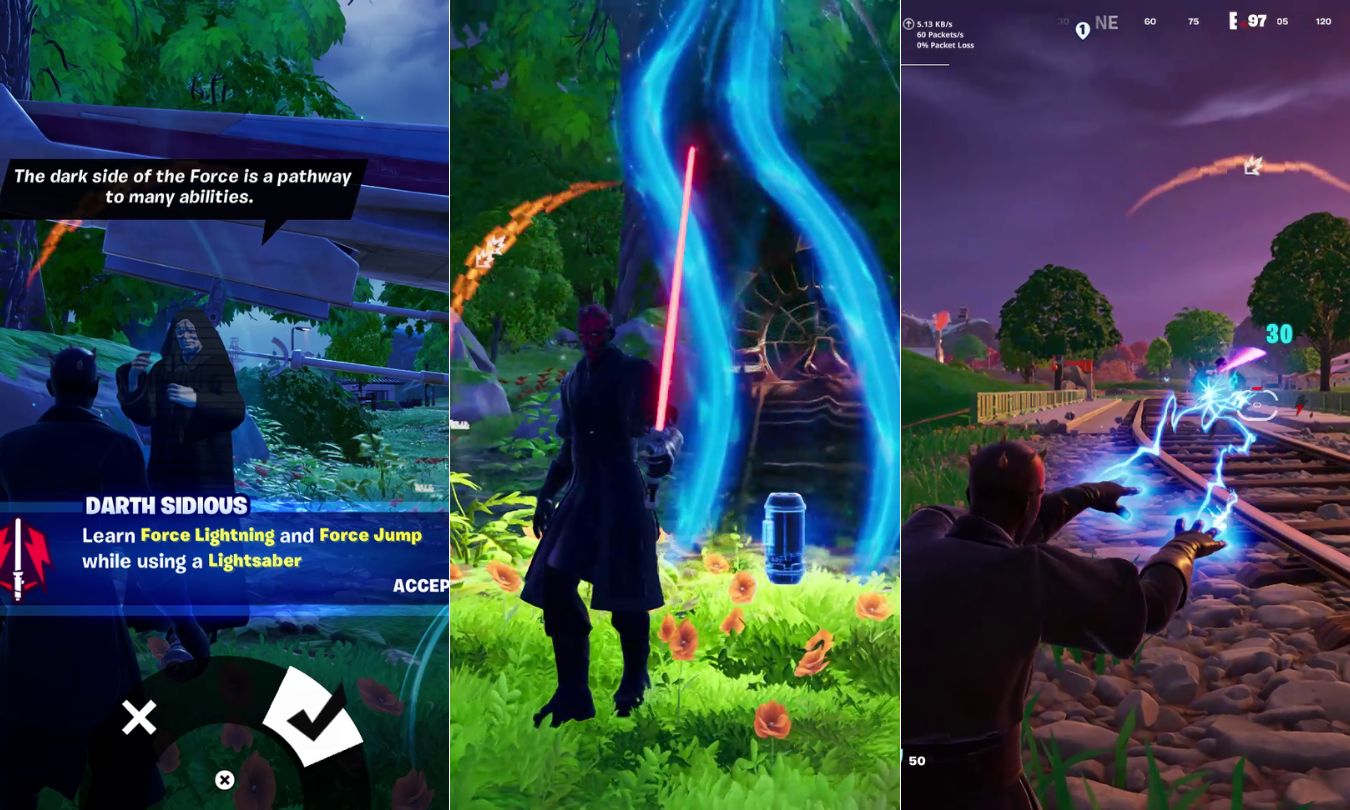بوابات Lightsaber Fortnite