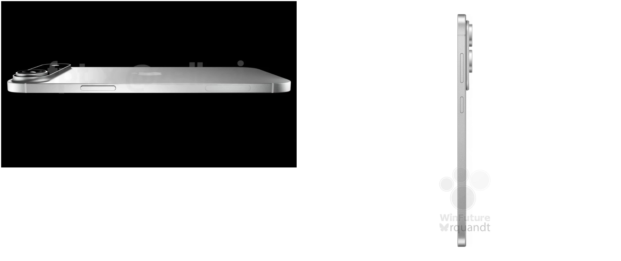 iPhone 17 Air vs Galaxy S25 Edge على الجانب.