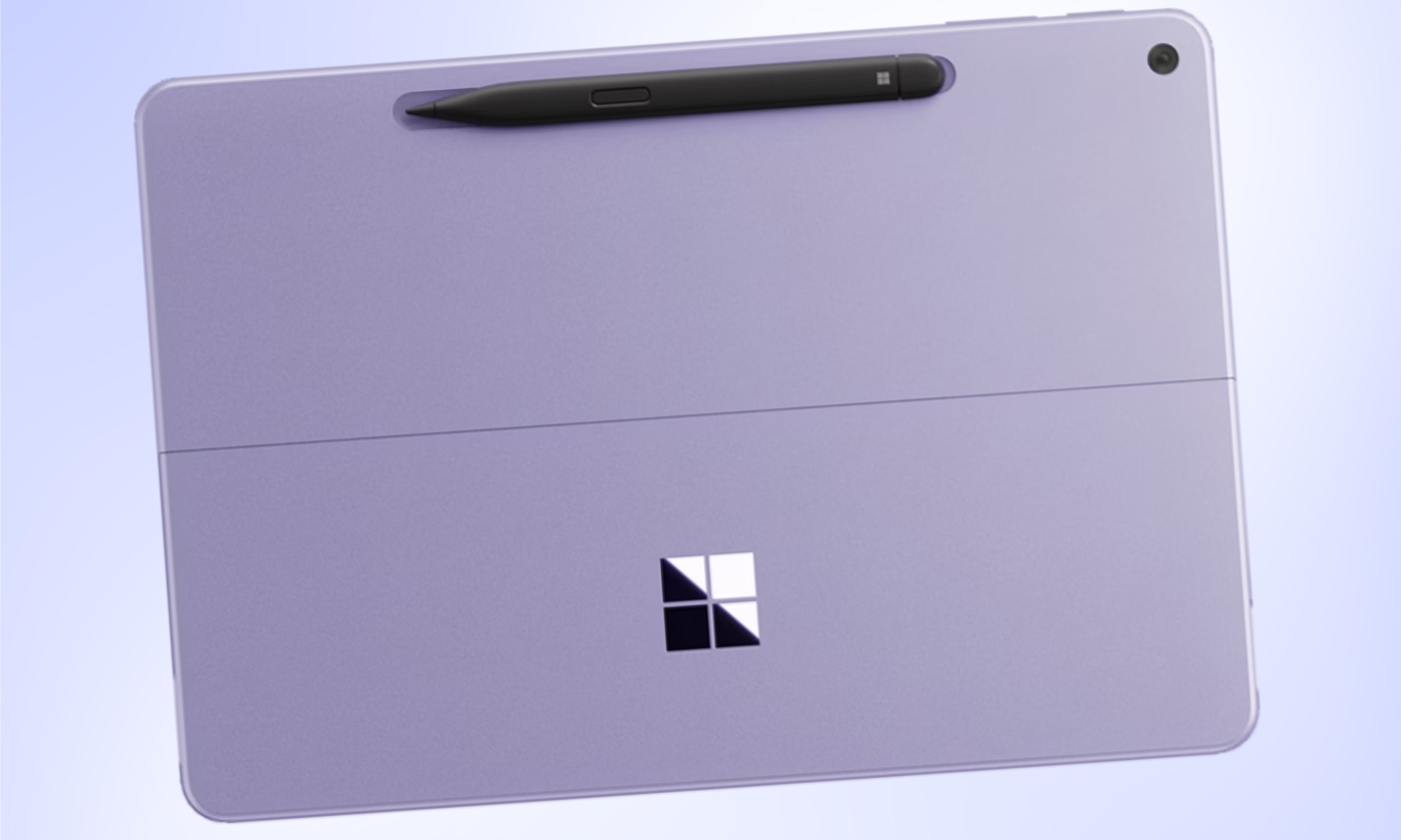 الوجه الخلفي من Microsoft Surface Pro 12 بوصة وقلم.