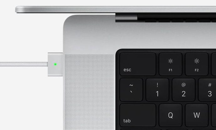 جديد 2021 MacBook Pro يعيد شحن Magsafe.